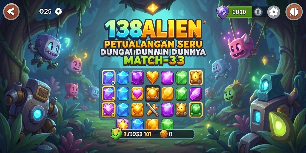 Gameplay seru dan penuh warna dari 138ALIEN.