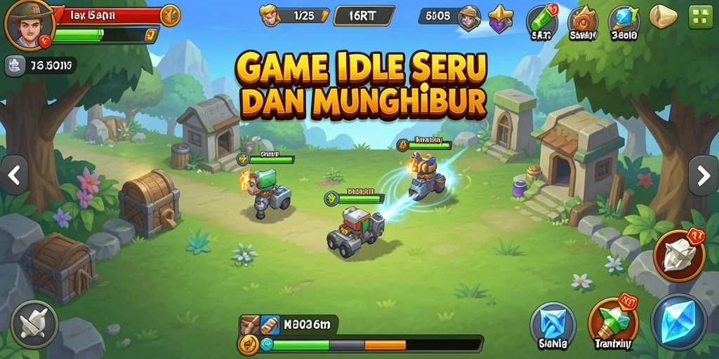 Tampilan gameplay 6RT yang seru dan menarik.
