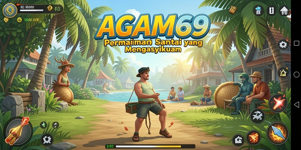 Tampilan gameplay <strong>AGAM69</strong> yang mengasyikkan dan penuh warna.
