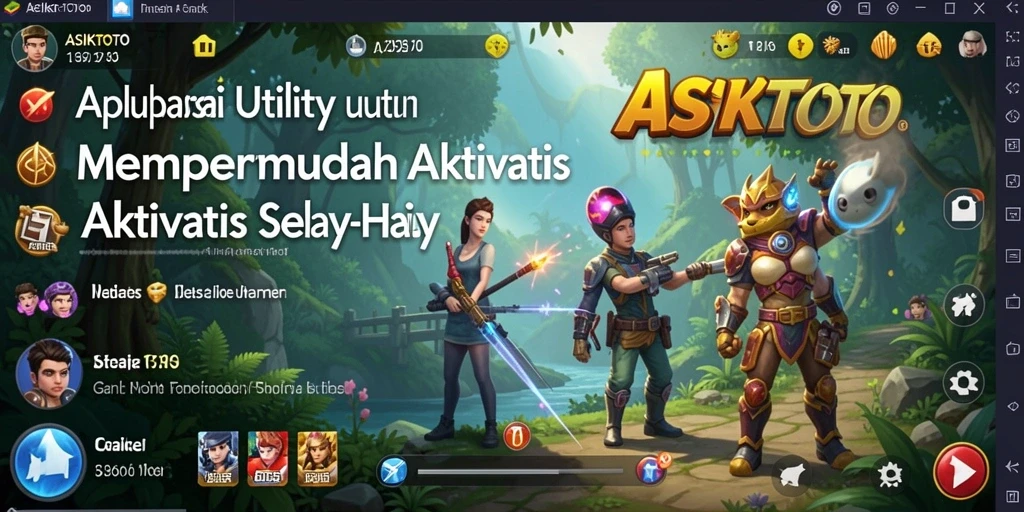 Tampilan antarmuka ASIKTOTO yang intuitif dan efisien.