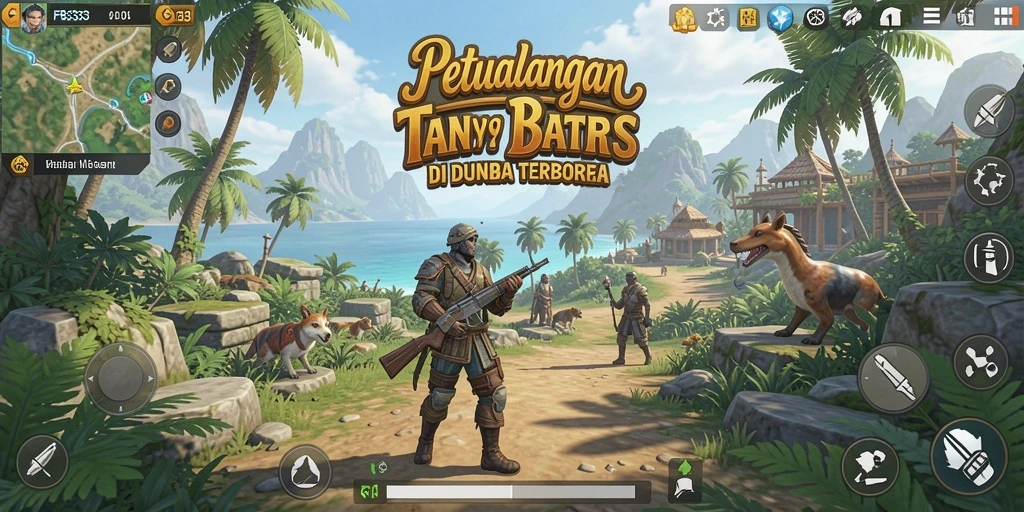 Tampilan gameplay FB333 yang menarik di dunia terbuka.