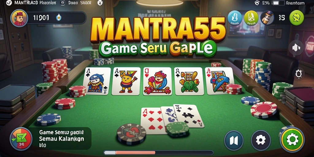 Tampilan gameplay Gaple yang menarik dan interaktif.