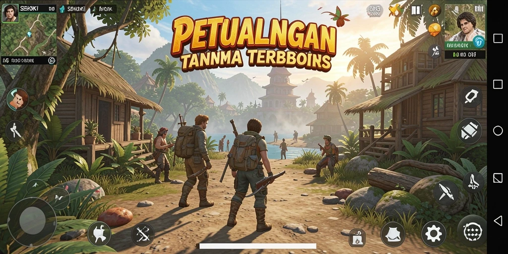 Tampilan gameplay yang menarik di dunia terbuka SEHOKI.