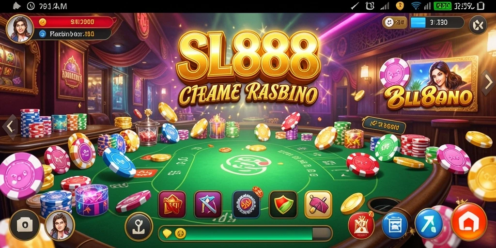 Screenshot tampilan gameplay seru dari SL888 di Kasino.