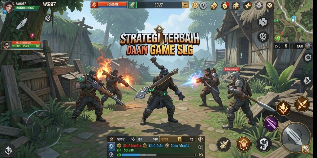 Tampilan gameplay strategi mendebarkan di WG87 dengan pertempuran yang intens.